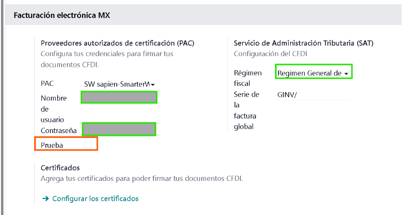 Crear empresa en Odoo